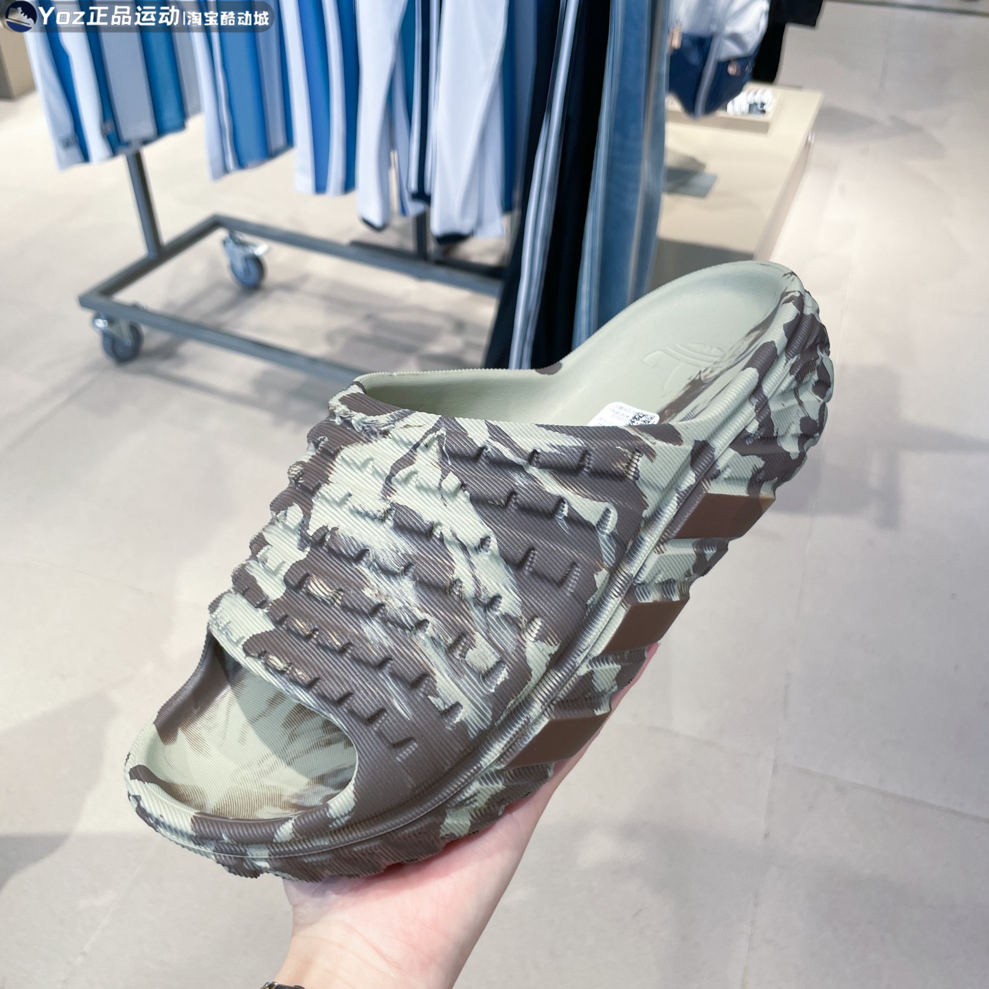 ADIDAS阿迪达斯男鞋2026夏季新款复古休闲运动户外缓震拖鞋KI6009