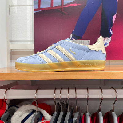 阿迪达斯三叶草男女鞋2025情人节款GAZELLE经典休闲德训鞋 JR8029