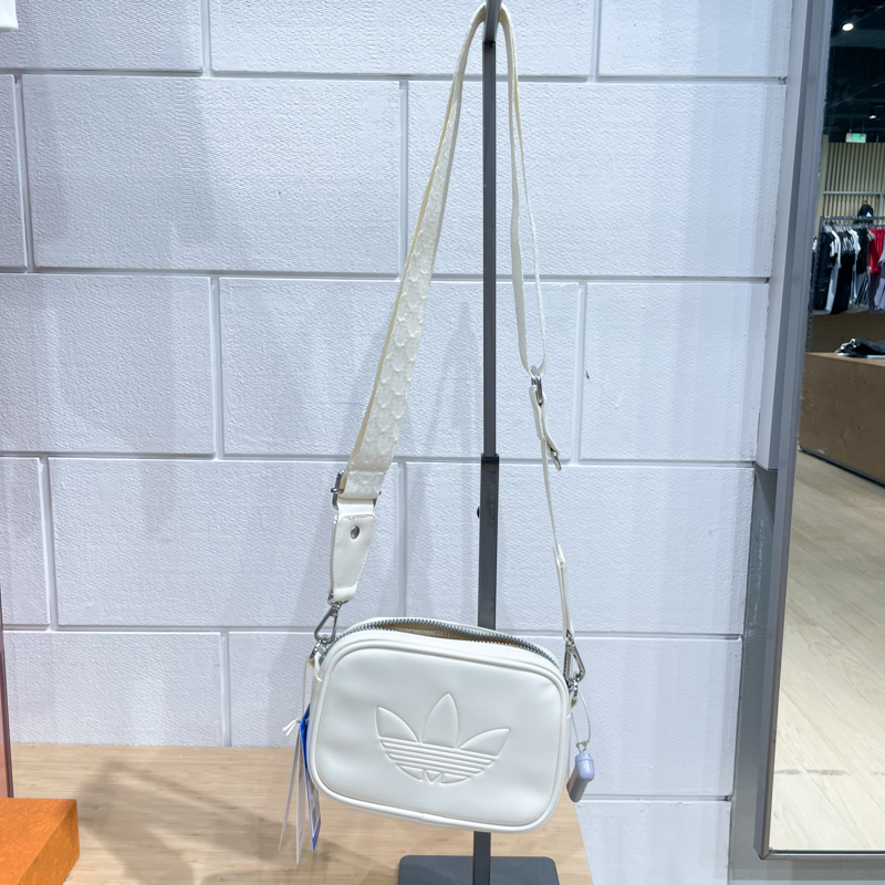 Adidas阿迪达斯三叶草男女包2025夏季新款百搭单肩包方形包KB2624