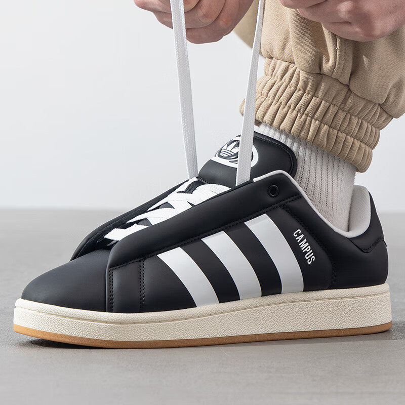 正品阿迪达斯三叶草男女鞋2025春新款CAMPUS 00S滑板面包鞋JS0648