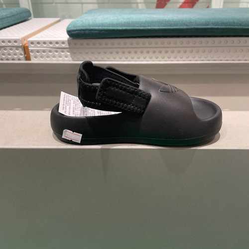 阿迪达斯童鞋2024夏季新款经典魔术贴厚底运动休闲透气凉鞋IG8167