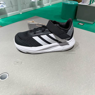 新款 休闲鞋 DURAMO EL魔术贴时尚 JI1697 SL2 阿迪达斯男童2025春季