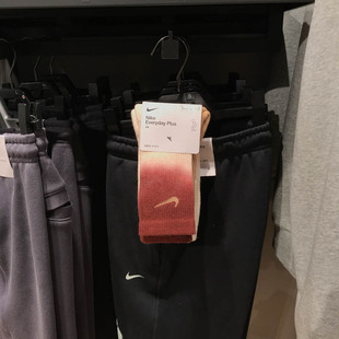 FQ1355 舒适速干中筒运动袜两双装 910 新款 Nike耐克男女袜2024冬季