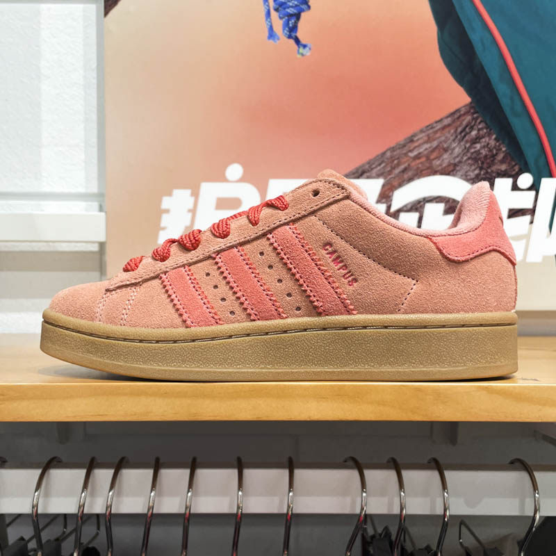 正品阿迪达斯三叶草女子2024冬季CAMPUS 00S经典运动滑板鞋IE5587