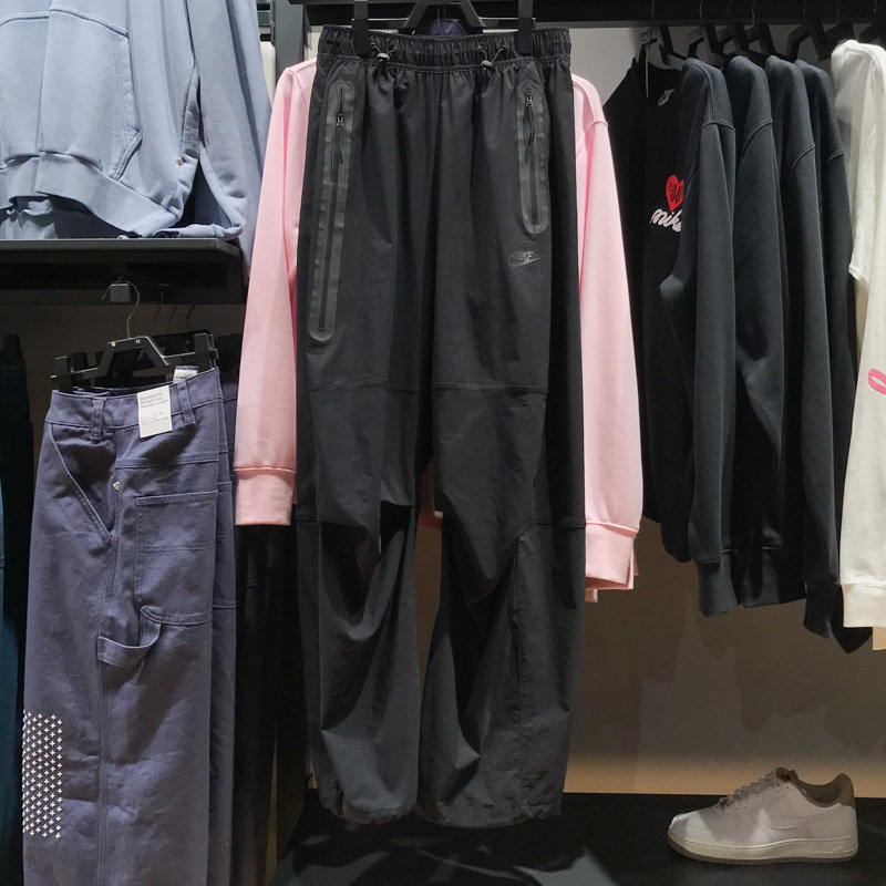 Nike耐克男子2025春季新款城市机能风休闲直筒梭织长裤HM7159-010