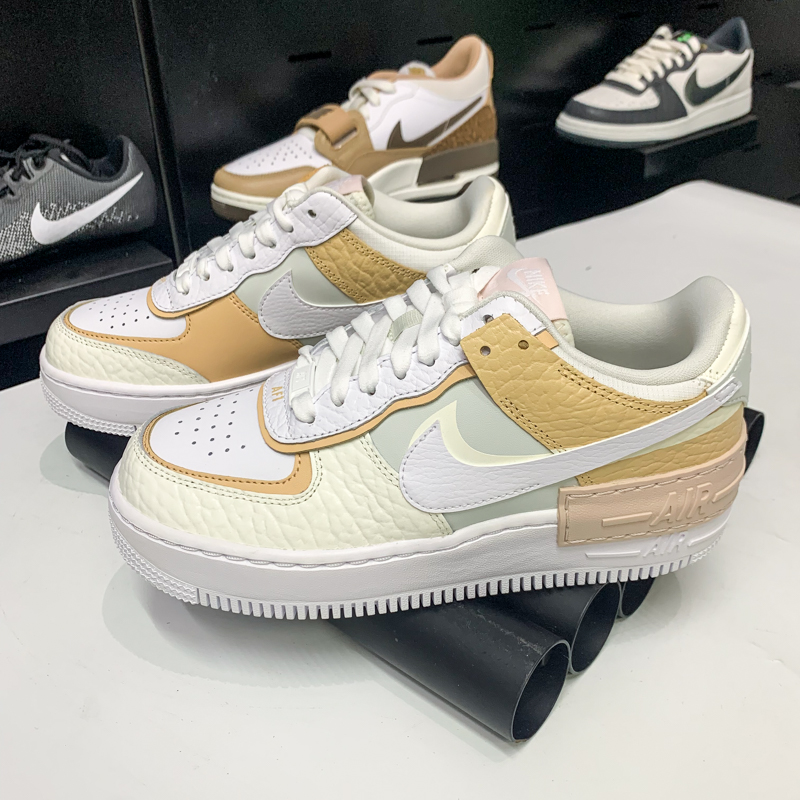 Nike耐克女子2024冬季新款AF1 SHADOW厚底百搭休闲板鞋CK3172-002