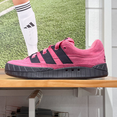 阿迪达斯三叶草男女鞋2025春季新款ADIMATIC经典休闲面包鞋JR8038