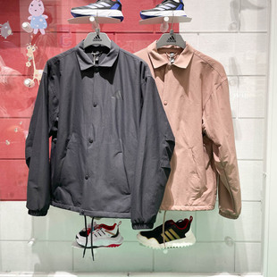 正品 运动休闲宽松百搭翻领夹克外套JN0115 阿迪达斯男子2024冬新款