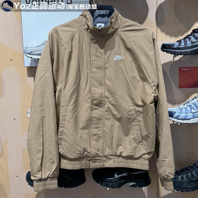 耐克男子冬季立领运动休闲外套
