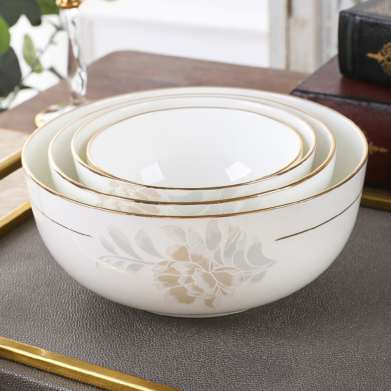 多款尺寸 手工描金 优质骨瓷 适用微波炉