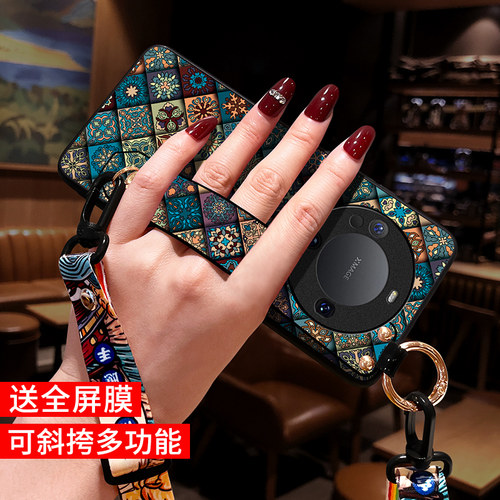 适用华为mate60pro手机壳女新款