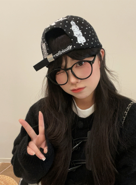新款遮阳韩系反戴甜酷女孩鸭舌帽