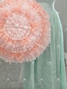 Lolita羽毛洋伞手作花嫁lo伞洛丽塔儿童成人娃伞手机遮阳伞高颜值