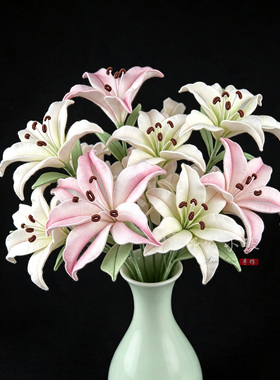 手工缠花百合花免裁剪材料包DIY
