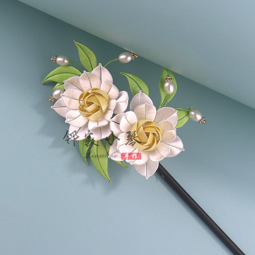 手工栀子花缠花材料包邻家小琴