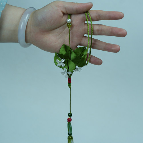 非遗免裁剪缠花柚子叶材料包