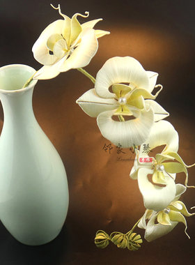 手工diy蝴蝶兰缠花材料包福叠