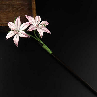 邻家小琴作品缠花diy发簪材料包