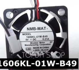 NMB-MAT 1606KL-01W-B49 5V 0.21A 三线 4厘米 4015 散热风扇