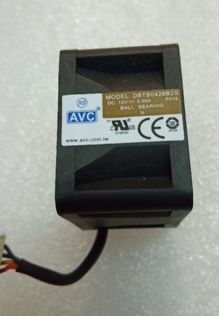 奇宏AVC DBTB0428B2S DC12V 0.50A 4CM 4028 4线PWM温控 散热风扇