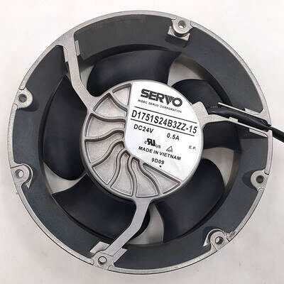 正品全新原装SERVO D1751S24B3ZZ-15 24V 0.5A 17CM 2线 风机
