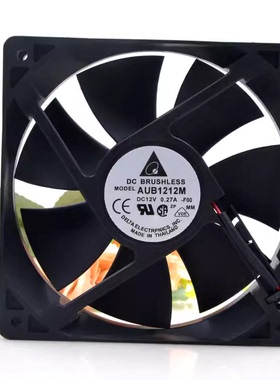 台达 12cm 12025 12V 0.27A AUB1212M 电脑主板cpu 电源 机箱风扇