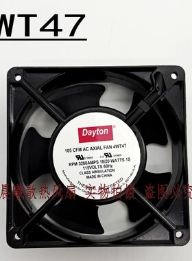 全新原装 Dayton 4WT47 115V 0.18A 12038 机柜焊接散热风扇 12CM