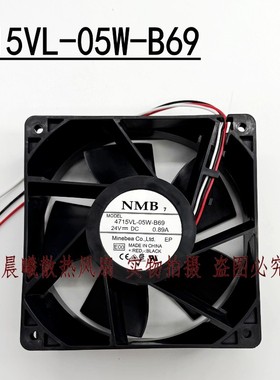 全新NMB 4715VL-05W-B69 E00 120*120*38MM 24V 0.89A 变频器风扇