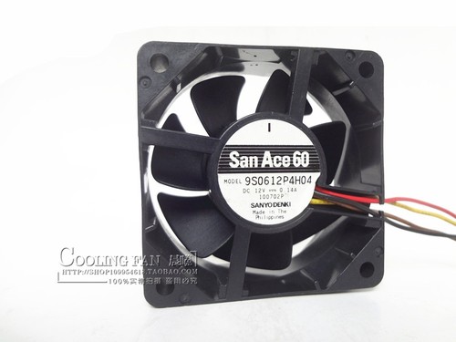 三洋 6025 6CM 9S0612P4H04 12V 0.14A 6厘米服务器机箱 散热风扇