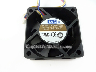 AVC 6025 6厘米 双滚珠 48V 0.16A 变频器服务器风扇 DATA0625B8H