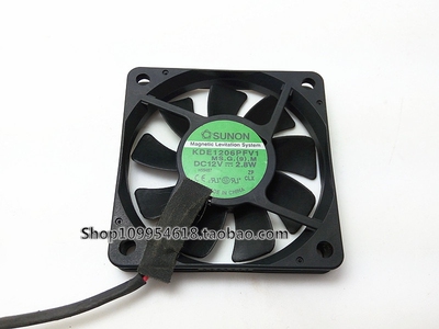 建准 SUNON 6010 12V 2.8W 6CM 超薄 磁悬浮 CPU风扇 KDE1206PFV1
