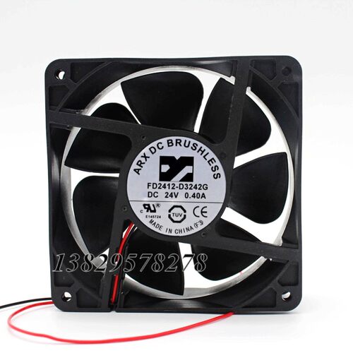 全新三匠 ARX DC BRUSHLESS FD2412-D3242G 24V变频器风扇12cm