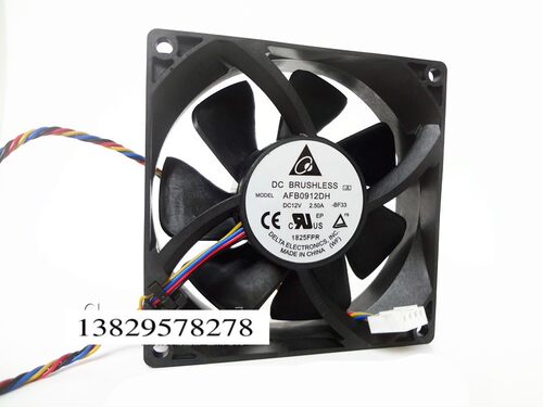 台达 AFB0912DH 9025 12V 2.50A 9CM 9厘米 4线温控 暴力机箱风扇