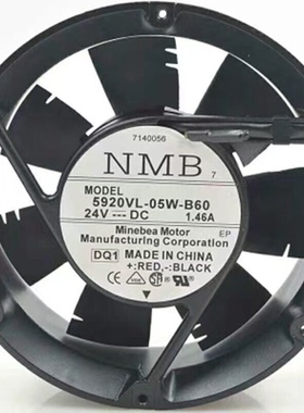 DC24V 1.46A 5920VL-05W-B60/B80 NMB 17251 17CM  变频器风机