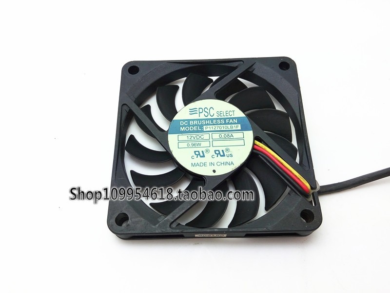 PSC 7010 12V 0.08A 7CM/厘米 双滚珠 超薄 超静音 机箱 散热风扇