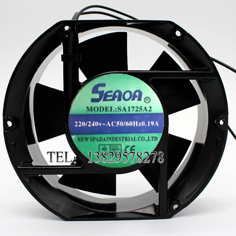 全新原装SEADA控制柜风扇SA1725A2 220V17CM工控机柜专用轴流风机