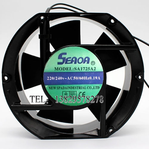 全新原装SEADA控制柜风扇SA1725A2 220V17CM工控机柜专用轴流风机