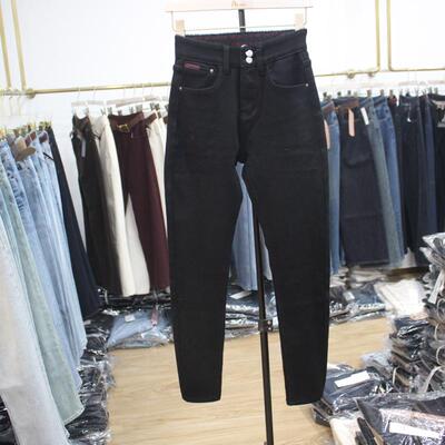 铅笔裤长裤加厚复合绒2024年冬季