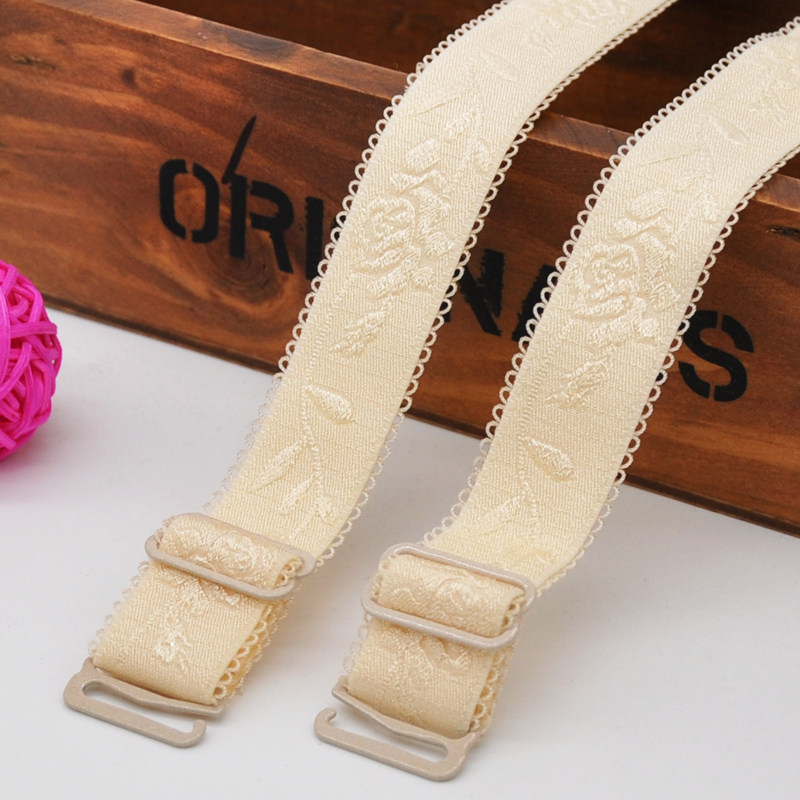 Bretelles pour lingerie Jacquard bandoulière 1003 - Ref 811407 Image 4