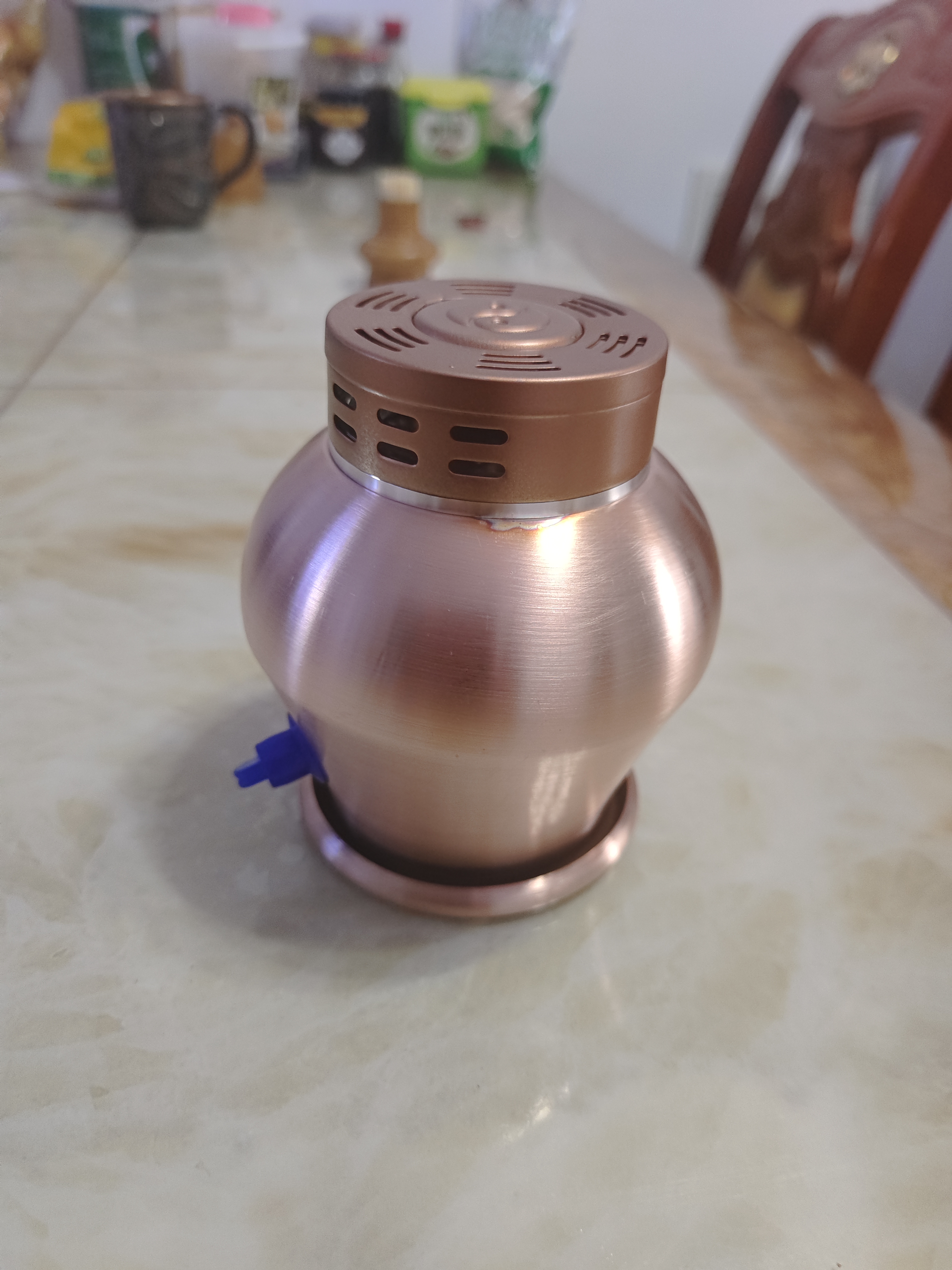 通熨宝紫铜罐如意回春抽气艾灸罐二次加热温补升阳带盖肚脐火角灸