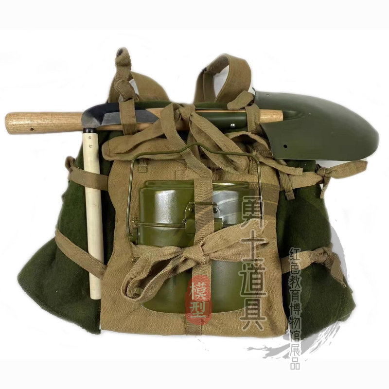 勇士道具模型抗战日本背包八爪鱼背包九九式章鱼帆布背包角色扮演