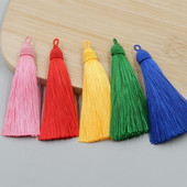 8CM纯色螺纹帽流苏吊穗子diy配饰钥匙扣扇坠服饰挂件中国结小流苏