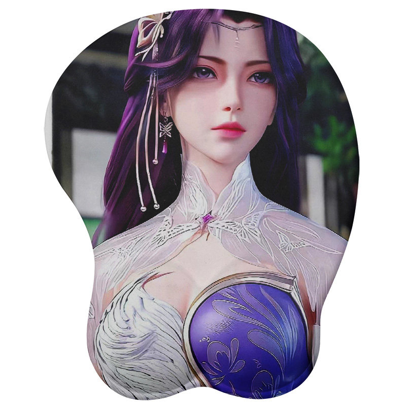 完美世界云曦鼠标垫3d胸硅胶护防腱鞘炎腕二次元欧派禁欲系定制