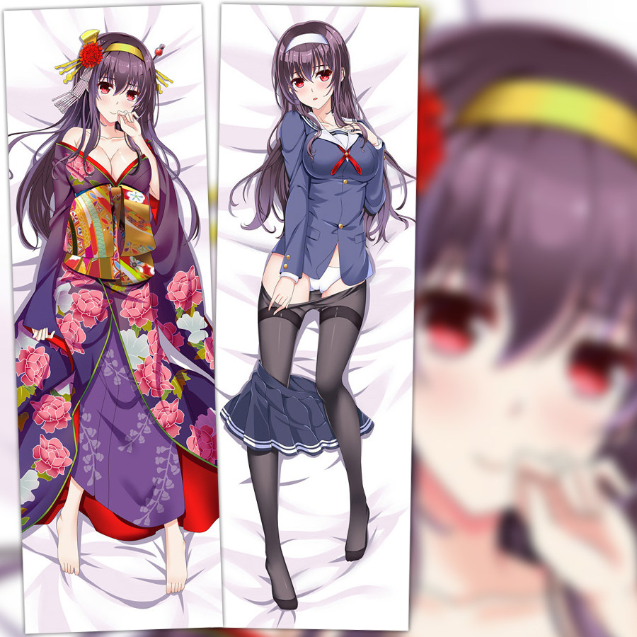 路人女主的养成方法 霞之丘诗羽 学姐 和服 动漫等身抱枕 2wt