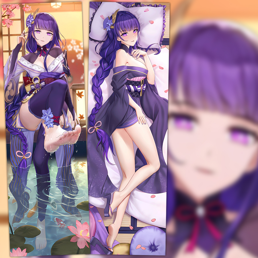 原神雷神巴尔雷电将军动漫等身抱枕游戏宅男二次元抱枕枕套定制