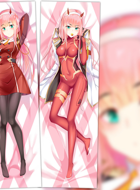 DARLING in the FRANXX 国家队 zero two 02 2WT动漫等身抱枕套