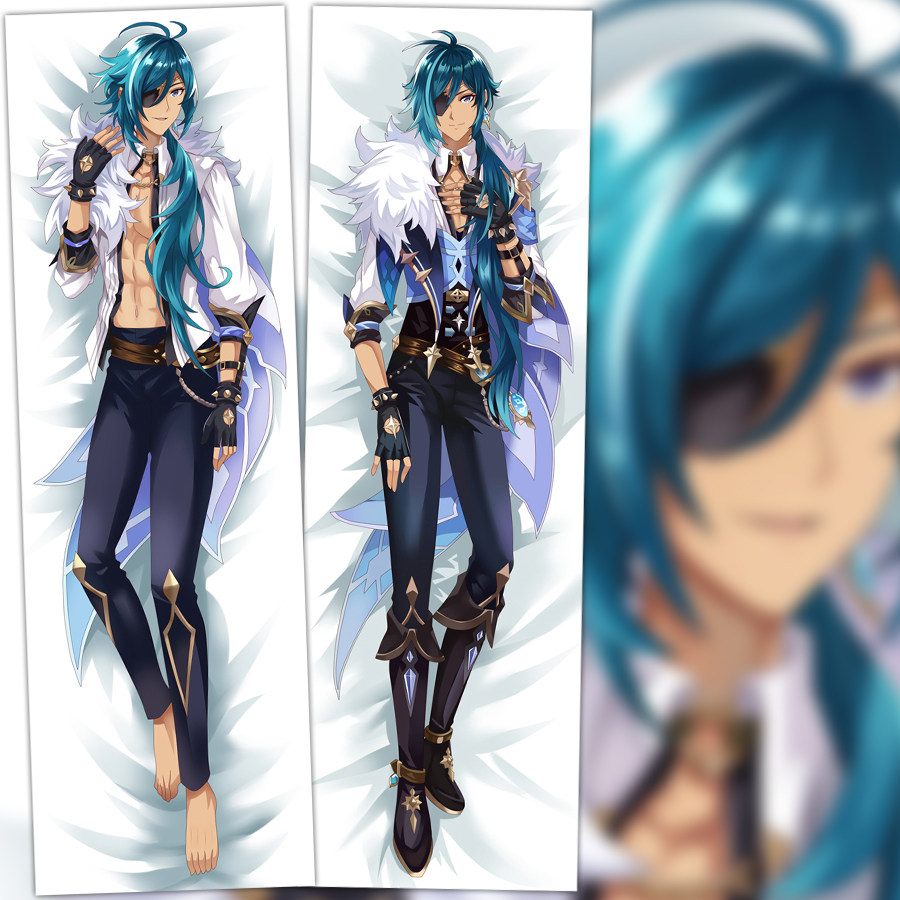 原神凯亚动漫周边等身抱枕套长条二次元靠枕双面枕定做礼物抱枕