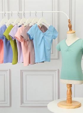 舞蹈服儿童女练功服上衣