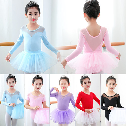 儿童舞蹈练功服长袖练功服加内存