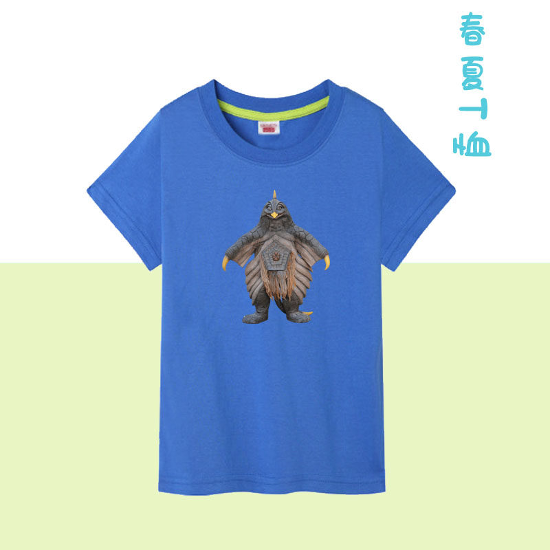 贝蒙斯坦儿童短袖T恤男童奥特 2026小童夏季怪兽印花上衣体恤